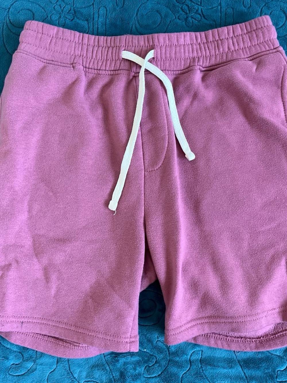 Brooklyn Cloth Mauve Drawstring Fleece Shorts